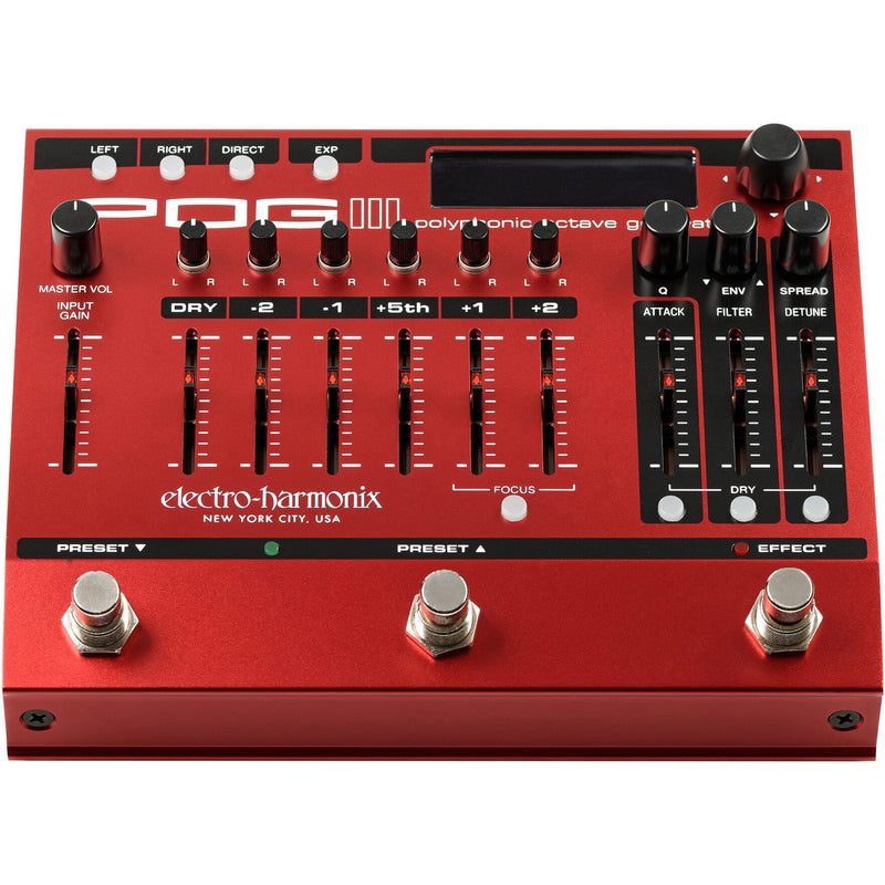 Electro-Harmonix POG3 Polyphonic Octave Generator Pedal