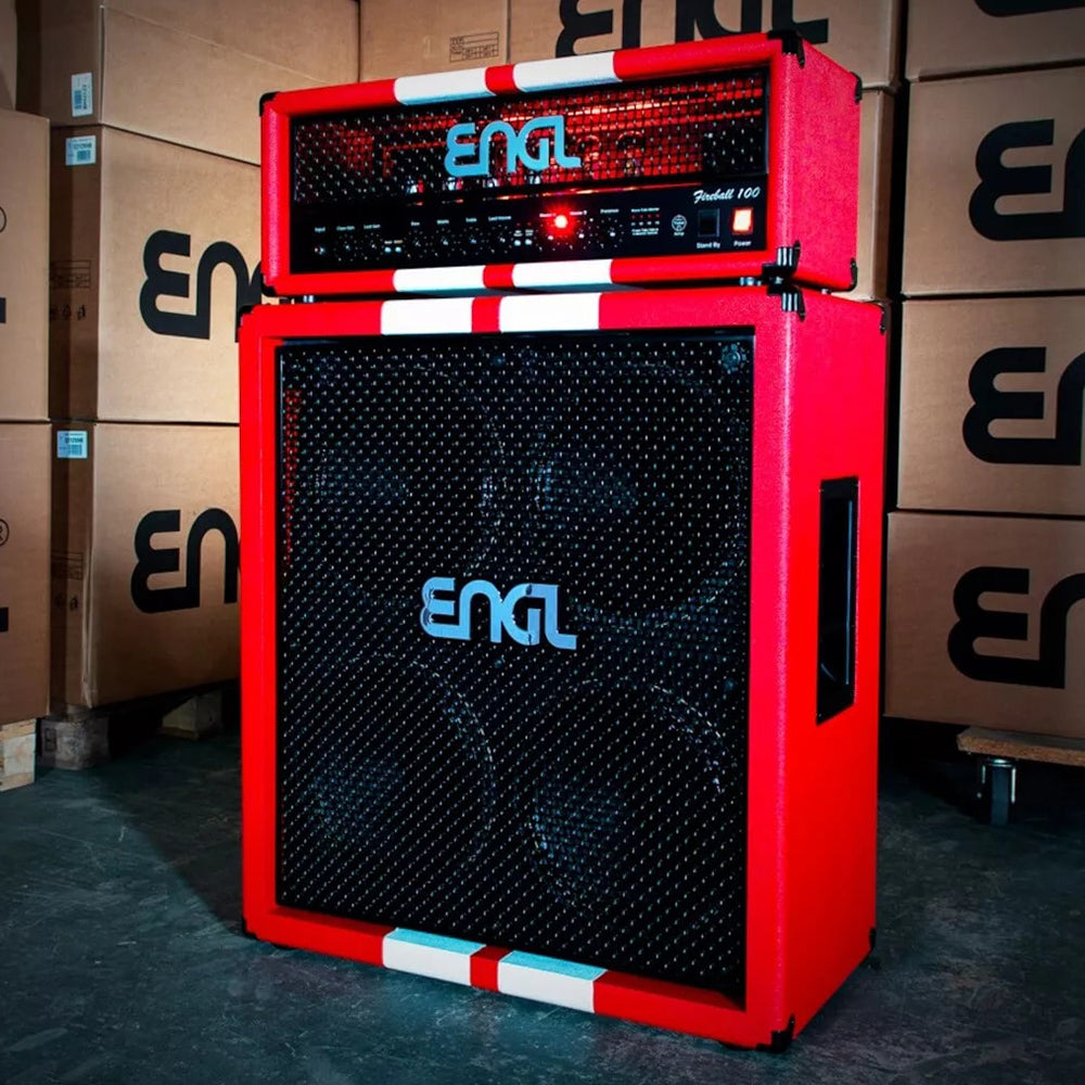 ENGL 40th Anniversary Fireball 100 Head/E412XXL Half Stack - Limited Edition "Racing Stripe" Colorway - Only 40 Made!