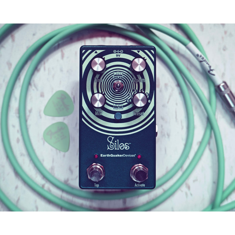 EarthQuaker Devices Silos Multi-Generational Time Reflection Device Delay Pedal