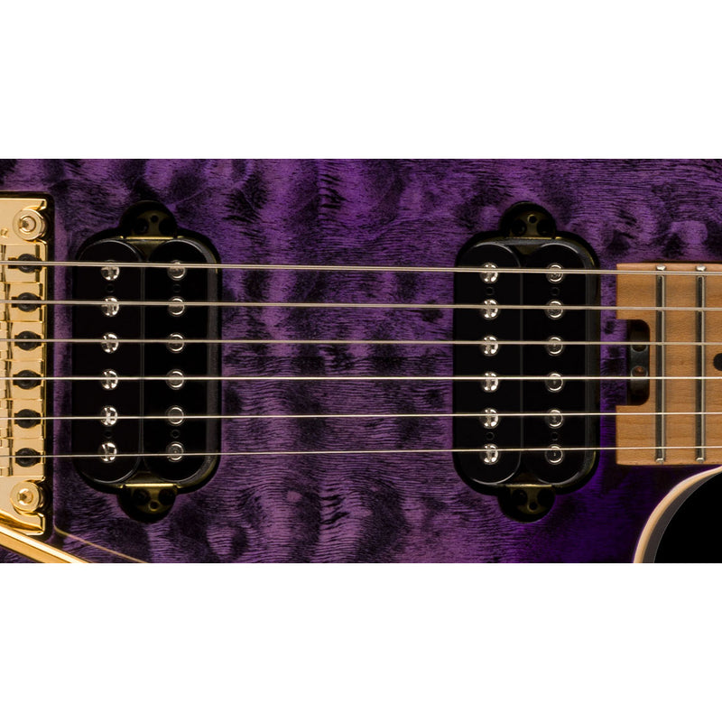 EVH Wolfgang Special QM Guitar w/ Baked Maple Fingerboard - Purple Burst