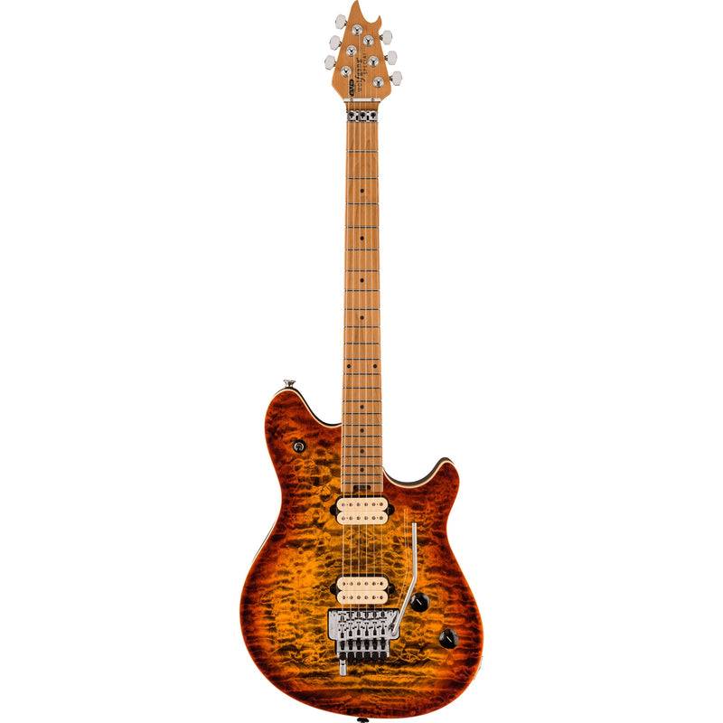 EVH Wolfgang Special QM, Baked Maple Fingerboard, Tiger Eye Glow