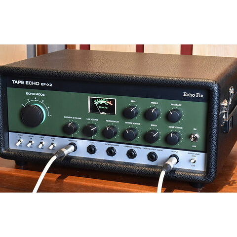 Echo Fix EF-X2 MK2 Tape Echo with Spring Reverb and DSP Reverb/Chorus - Vintage Green Front Panel