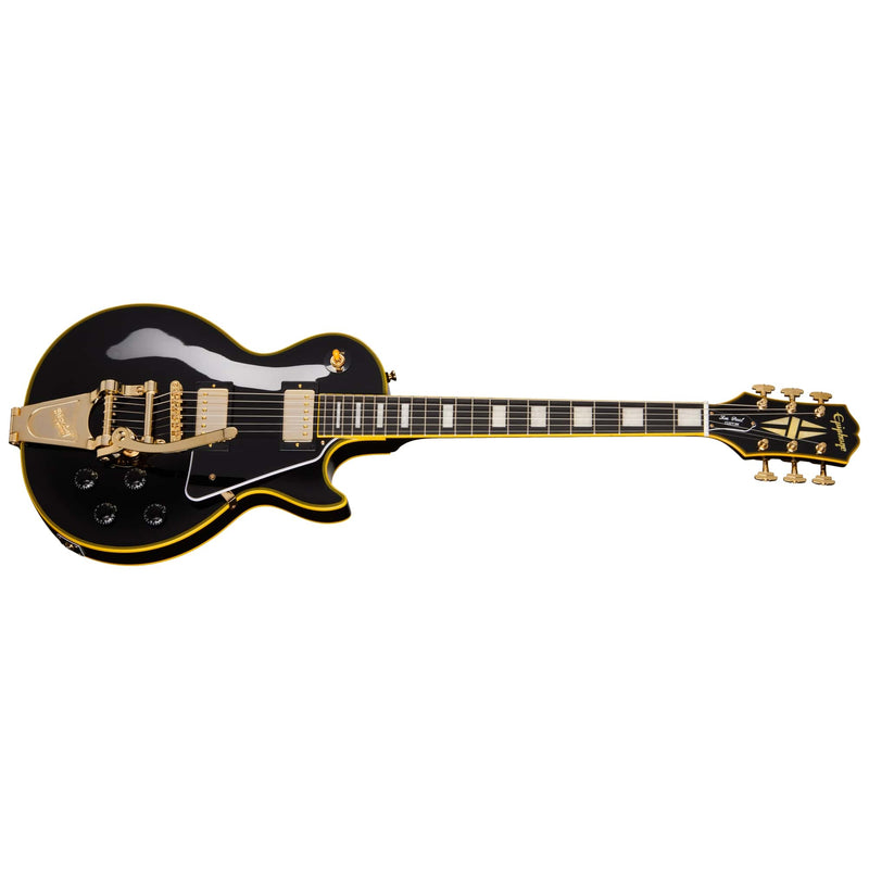 Epiphone Joe Bonamassa Signature 1959 Les Paul Custom w/ Hardshell Case - Aged Ebony - Only 1500 Made
