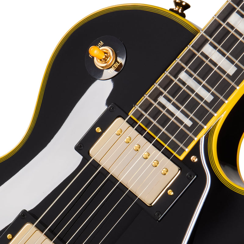 Epiphone Joe Bonamassa Signature 1959 Les Paul Custom w/ Hardshell Case - Aged Ebony - Only 1500 Made
