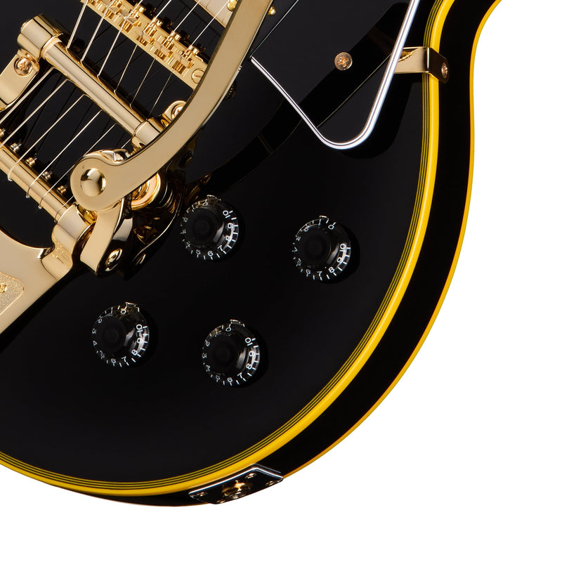 Epiphone Joe Bonamassa Signature 1959 Les Paul Custom w/ Hardshell Case - Aged Ebony - Only 1500 Made