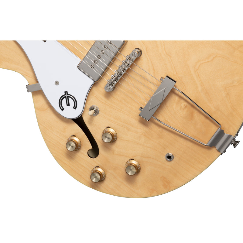 Epiphone Casino Hollowbody Left-Handed Guitar - Natural w/Premium Gig Bag