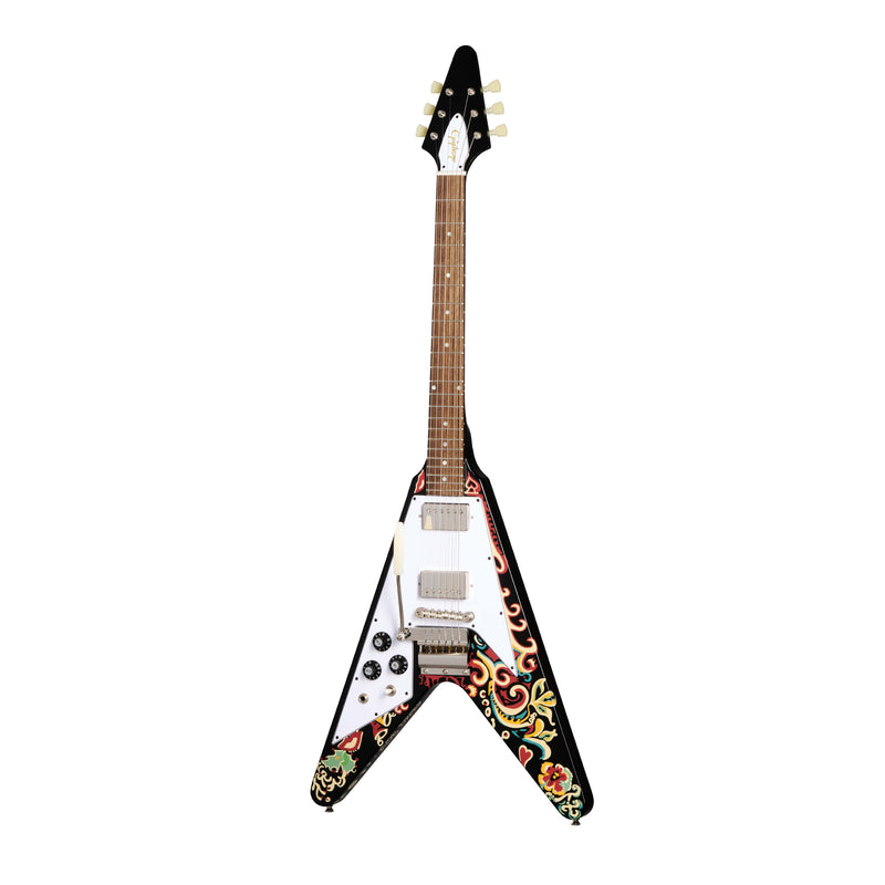Epiphone Jimi Hendrix Limited Edition Left-Handed  "Love Drops" Flying V w/ Hardshell Case