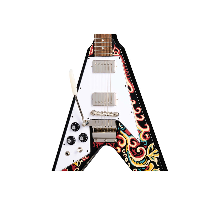 Epiphone Jimi Hendrix Limited Edition Left-Handed  "Love Drops" Flying V w/ Hardshell Case