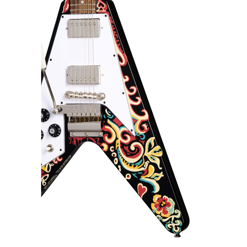 Epiphone Jimi Hendrix Limited Edition Left-Handed  "Love Drops" Flying V w/ Hardshell Case