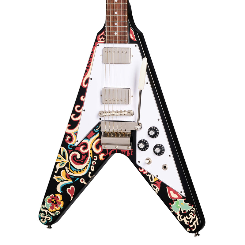 Epiphone Jimi Hendrix Limited Edition "Love Drops" Flying V w/ Hardshell Case