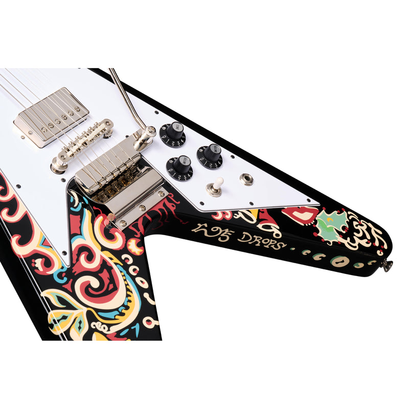 Epiphone Jimi Hendrix Limited Edition "Love Drops" Flying V w/ Hardshell Case