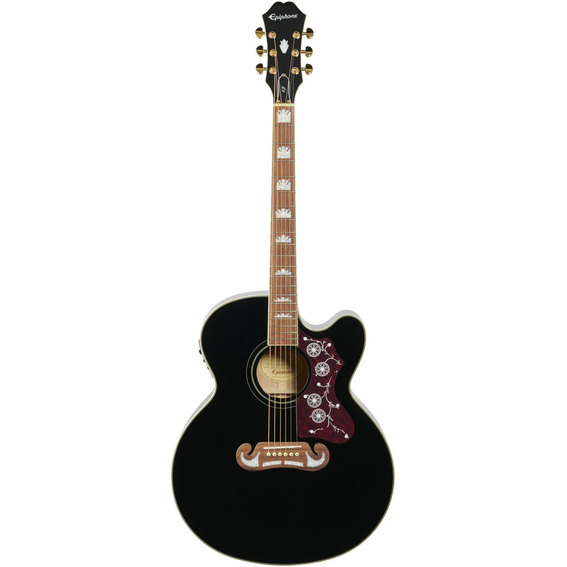 Epiphone J-200EC Studio Acoustic-Electric Guitar - Black