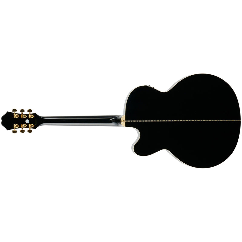 Epiphone J-200EC Studio Acoustic-Electric Guitar - Black