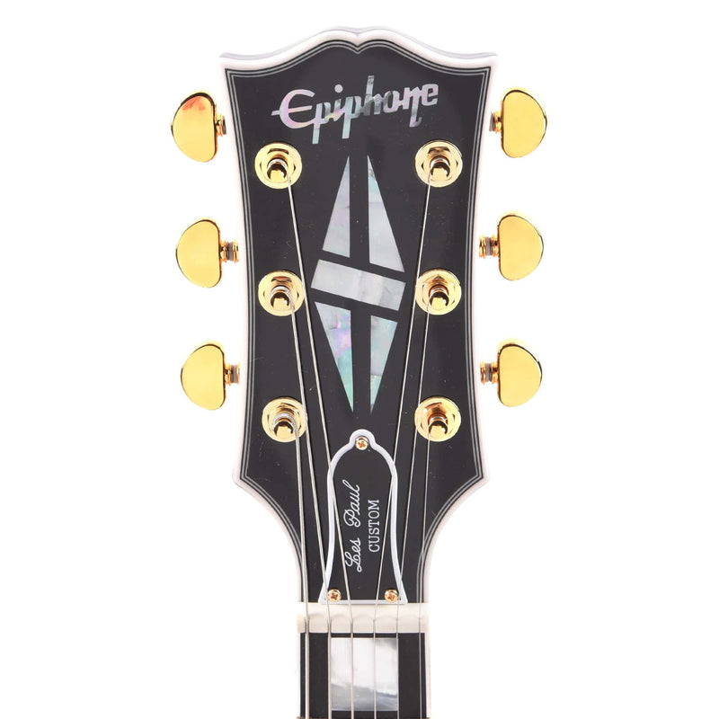 Epiphone "Inspired by Gibson Custom Shop" Les Paul Custom Guitar w/Hard Case  - Ebony