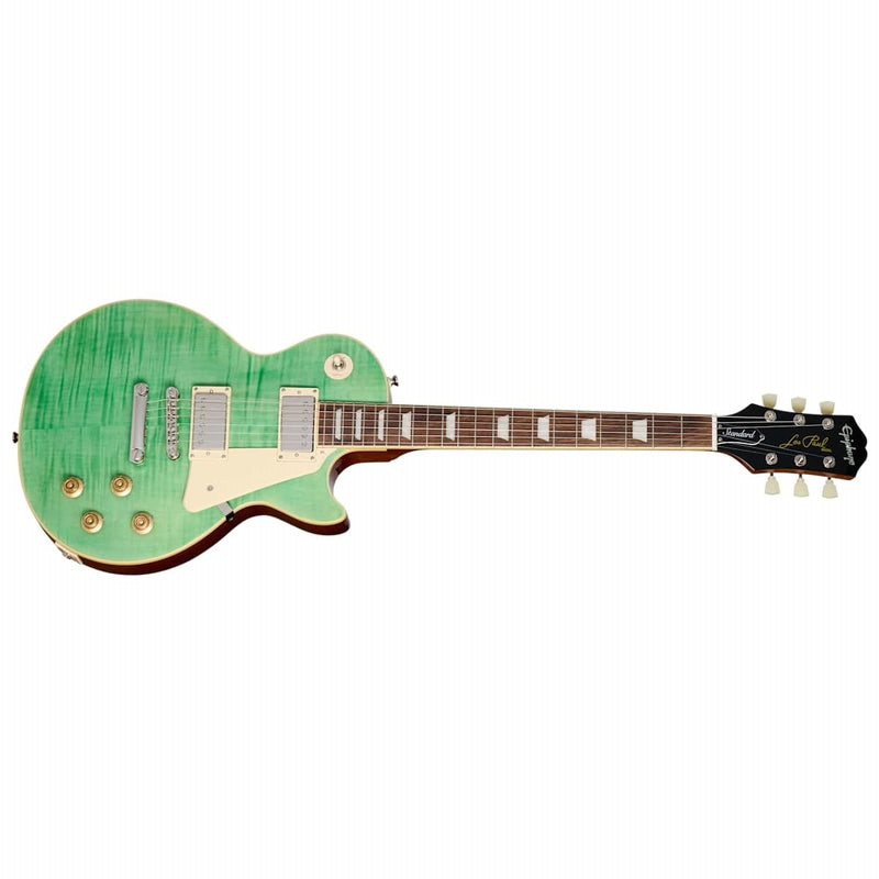 Epiphone Les Paul Standard 50s Figured Top Guitar w/Premium Gig Bag - Seafoam Green