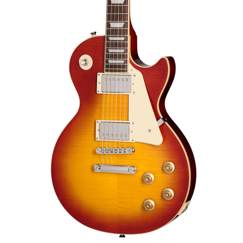 Epiphone Les Paul Standard 50s Figured Top Guitar w/Premium Gig Bag - Washed Cherry Sunburst