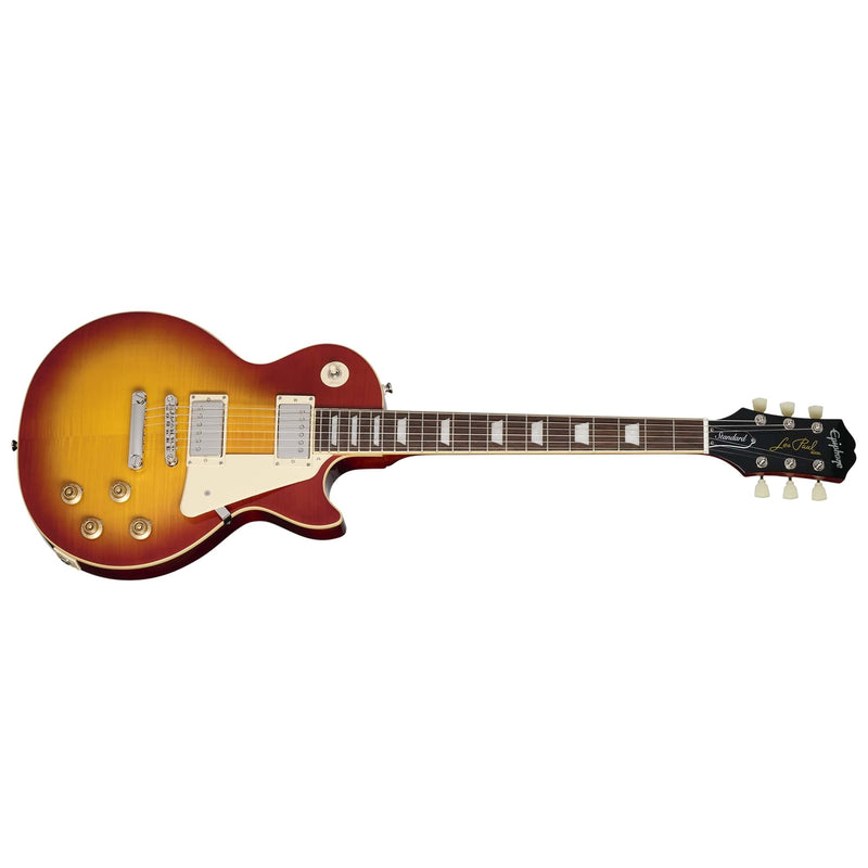 Epiphone Les Paul Standard 50s Figured Top Guitar w/Premium Gig Bag - Washed Cherry Sunburst