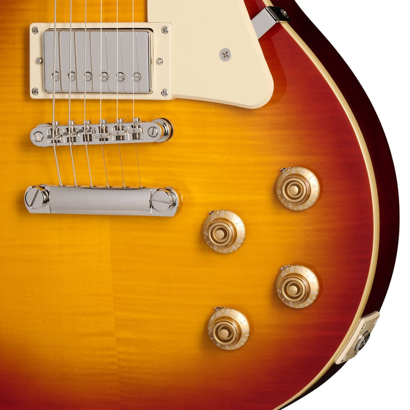 Epiphone Les Paul Standard 50s Figured Top Guitar w/Premium Gig Bag - Washed Cherry Sunburst