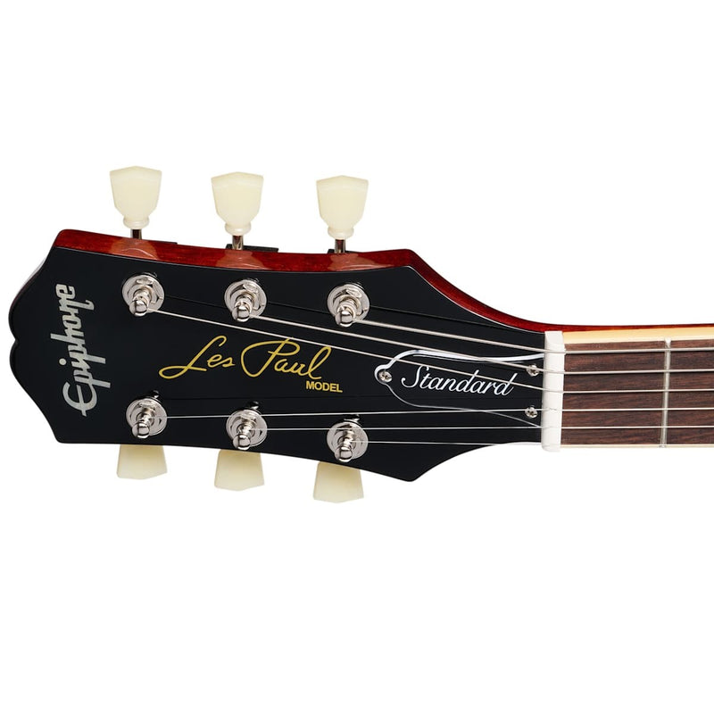 Epiphone Les Paul Standard 50s Figured Top Left-Handed Guitar w/Premium Gig Bag - Washed Cherry Sunburst