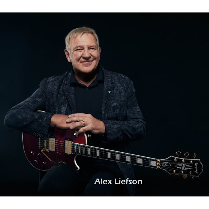 Epiphone Alex Lifeson Signature Les Paul Custom Axcess Left-Handed Guitar - Quilt Ruby
