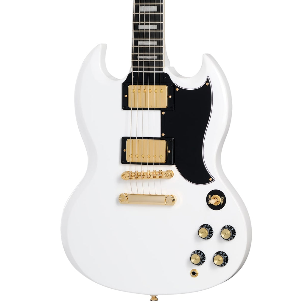 Epiphone SG Custom Guitar w/Premium Gig Bag - Alpine White