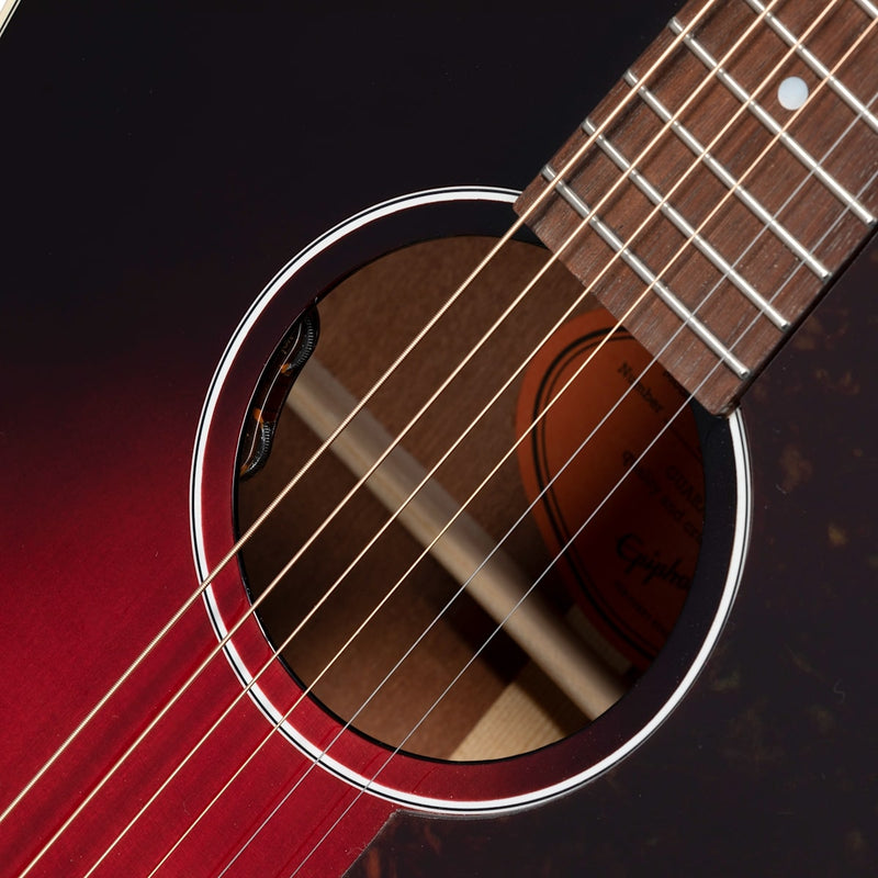 Epiphone Slash J-45 Acoustic-Electric Guitar w/ Hardshell Case - Vermillion Burst