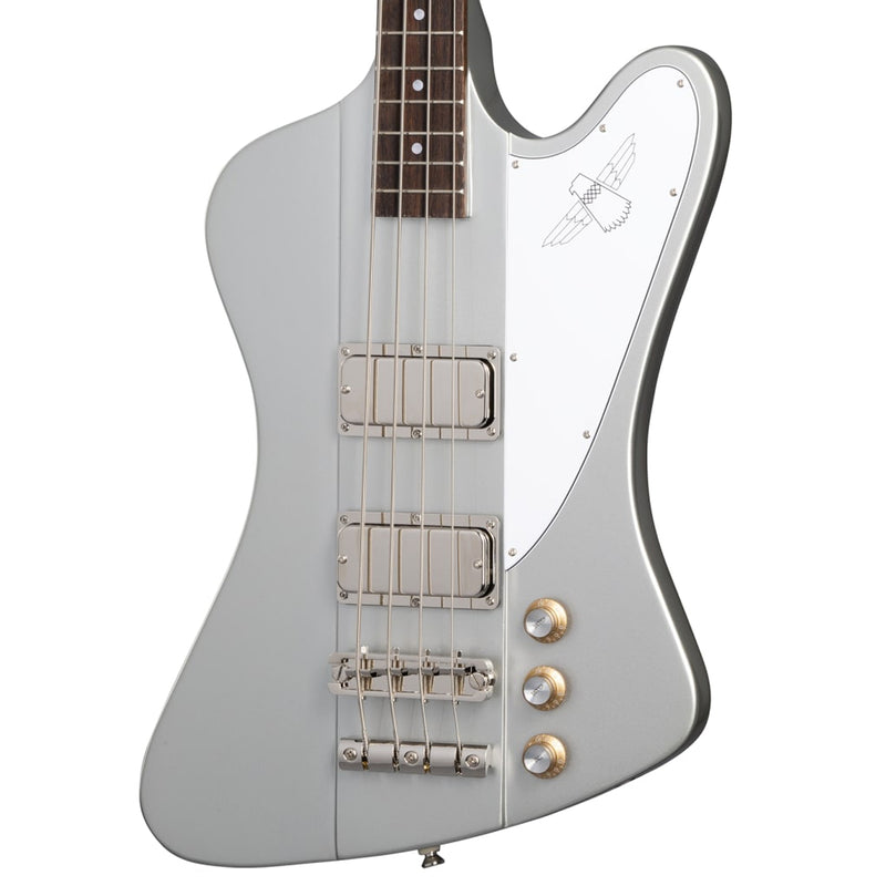 Epiphone Thunderbird '64 4-String Bass w/ Gig Bag - Silver Mist