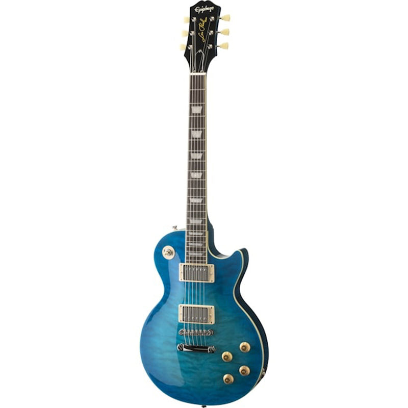 Epiphone Goryo Yuto Signature Les Paul Standard Quilt Top w/ EpiLite Case - Blue Burst