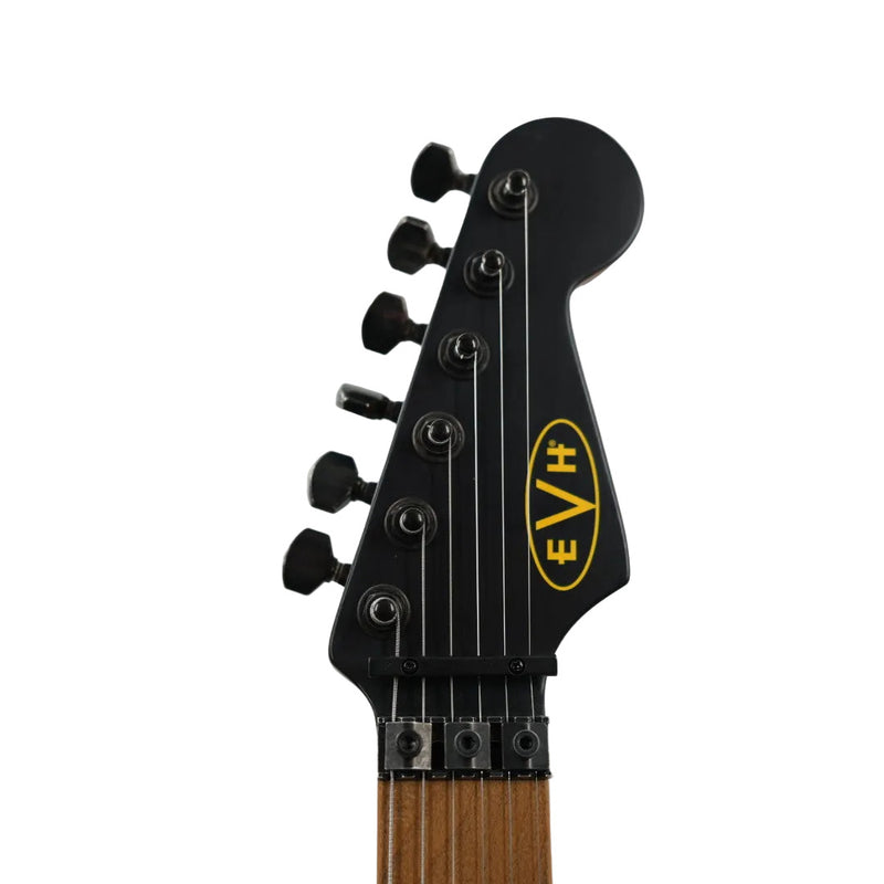 EVH Limited Edition Striped Series Frankenstein Frankie Guitar w/ Gig Bag - Aged Black and Yellow Bumblebee