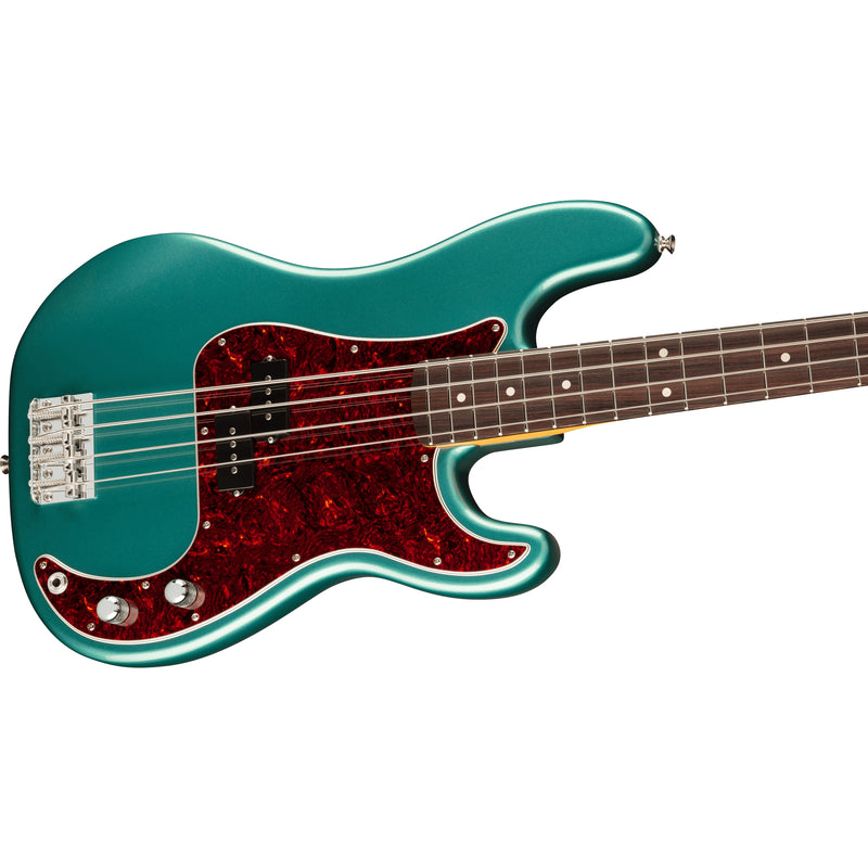 Fender American Professional Classic Precision Bass, Rosewood Fingerboard - Faded Sherwood Green Metallic