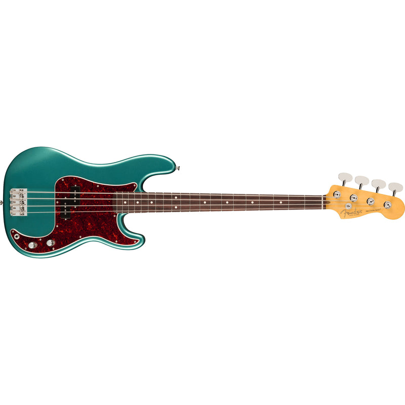 Fender American Professional Classic Precision Bass, Rosewood Fingerboard - Faded Sherwood Green Metallic