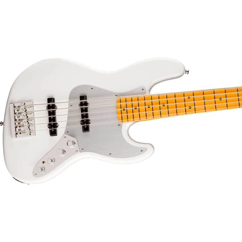 Fender American Ultra II Jazz Bass V 5-String Bass Maple Fingerboard w/ Hard Case - Avalanche
