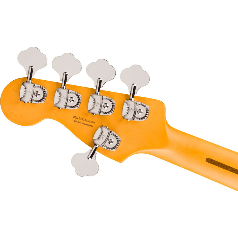 Fender American Ultra II Jazz Bass V 5-String Bass Maple Fingerboard w/ Hard Case - Avalanche