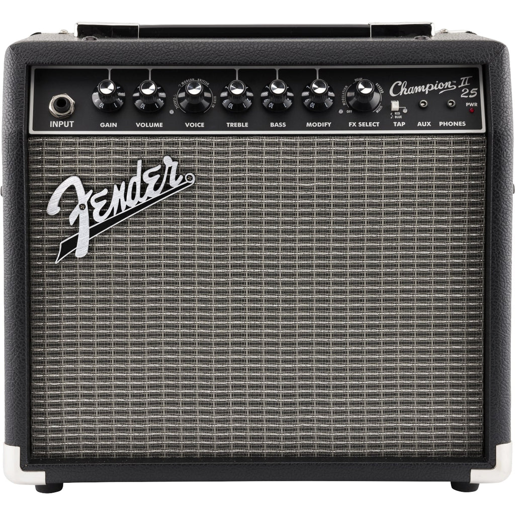 Fender CHAMPION II 25 1x8" 25-Watt Solid State Guitar Amplifier Combo