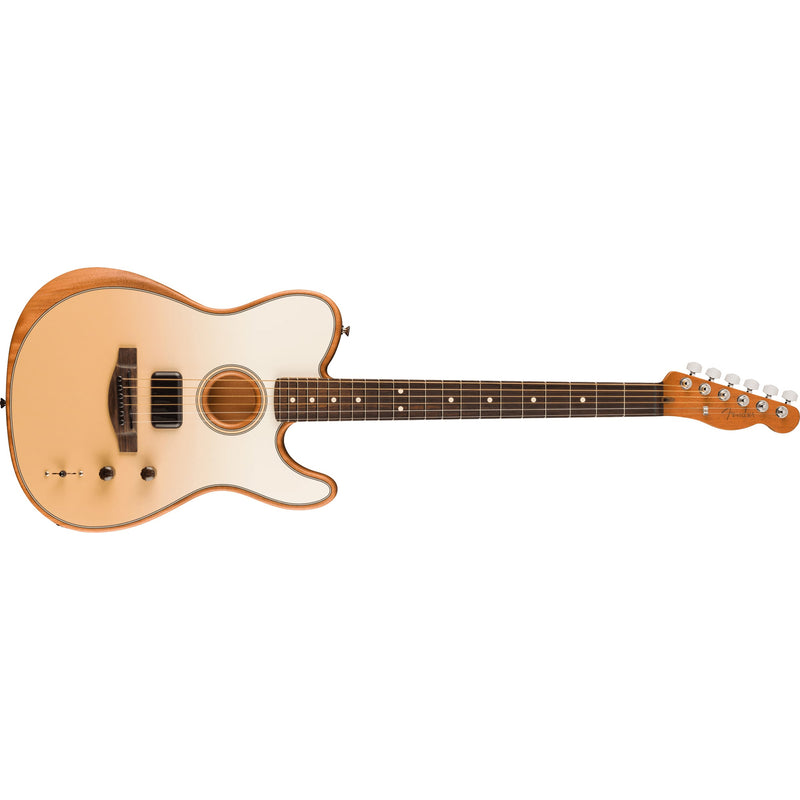 Fender FINNEAS Signature Acoustasonic Player Telecaster Guitar w/ Gig Bag - Cappuccino Fade