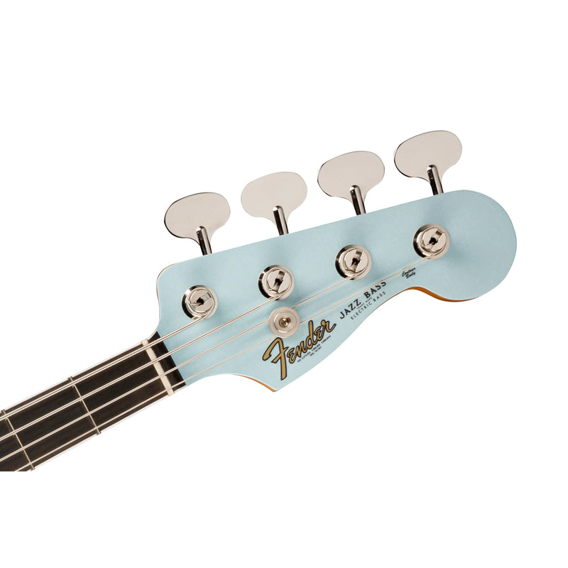 Fender Gold Foil 4-String Jazz Bass Ebony Fingerboard - Sonic Blue