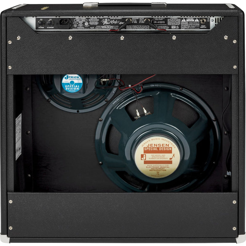 Fender Jack White Pano Verb 70 Watt Tube Guitar Amplifier Combo w/ 1 x 15" and 1 x 10"