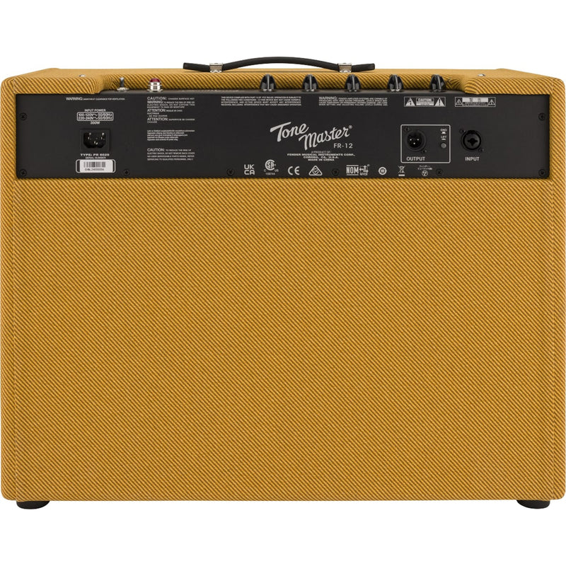 Fender Tone Master FR-12 1,000-watt 1x12" Powered FRFR Guitar Speaker Cabinet - Lacquered Tweed