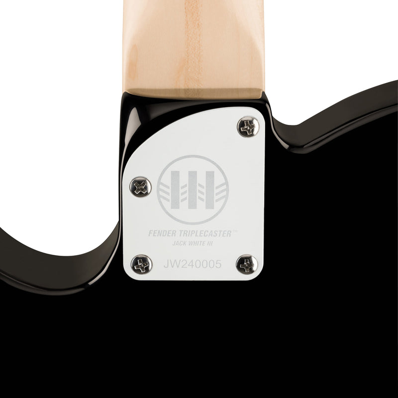Fender Limited Edition Jack White Signature Triplecaster Maple Fingerboard w/ Hardshell Case - Black