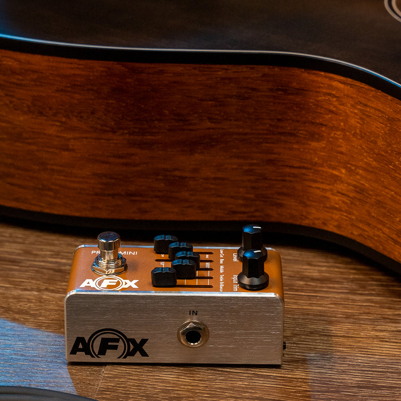 Fishman AFX Pro EQ Mini Acoustic Guitar Preamp & EQ Pedal