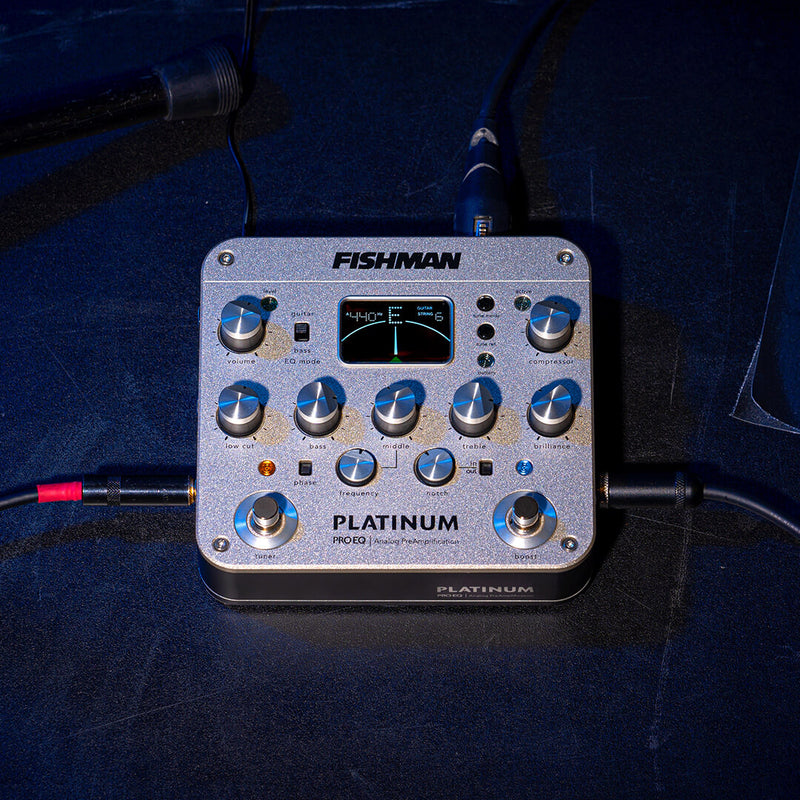 Fishman Platinum Pro EQ/DI Analog Acoustic Instrument Preamp Pedal