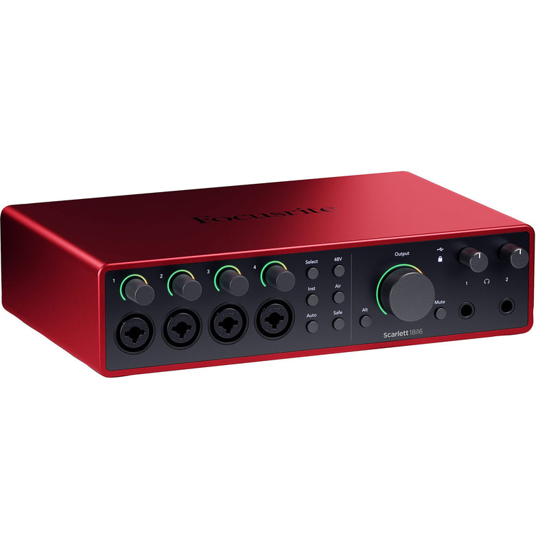 Focusrite Scarlett 18i16 4th Gen 18-in/16-out USB Audio Interface
