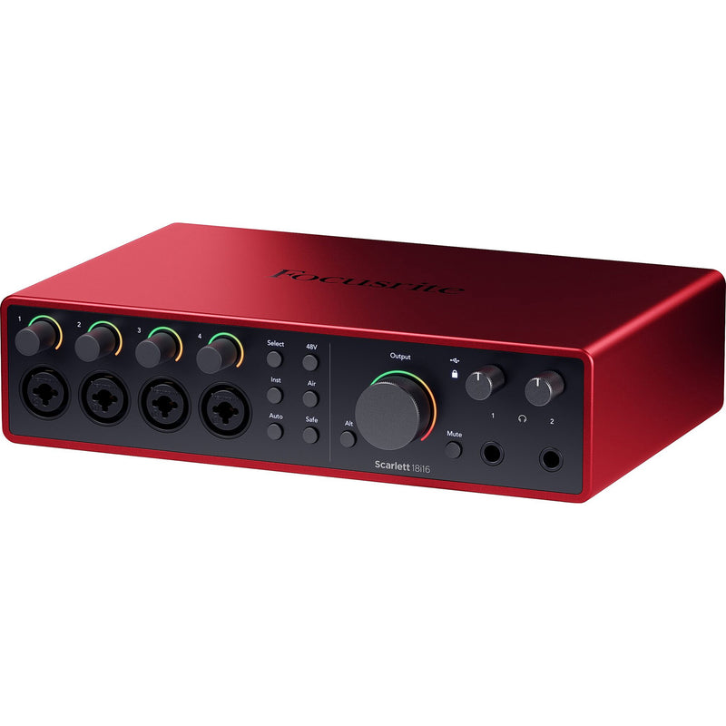 Focusrite Scarlett 18i16 4th Gen 18-in/16-out USB Audio Interface
