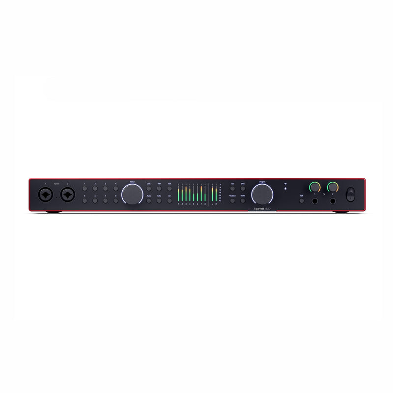 Focusrite Scarlett 18i20 4th Gen USB Audio Interface w/8 Mic Preamps
