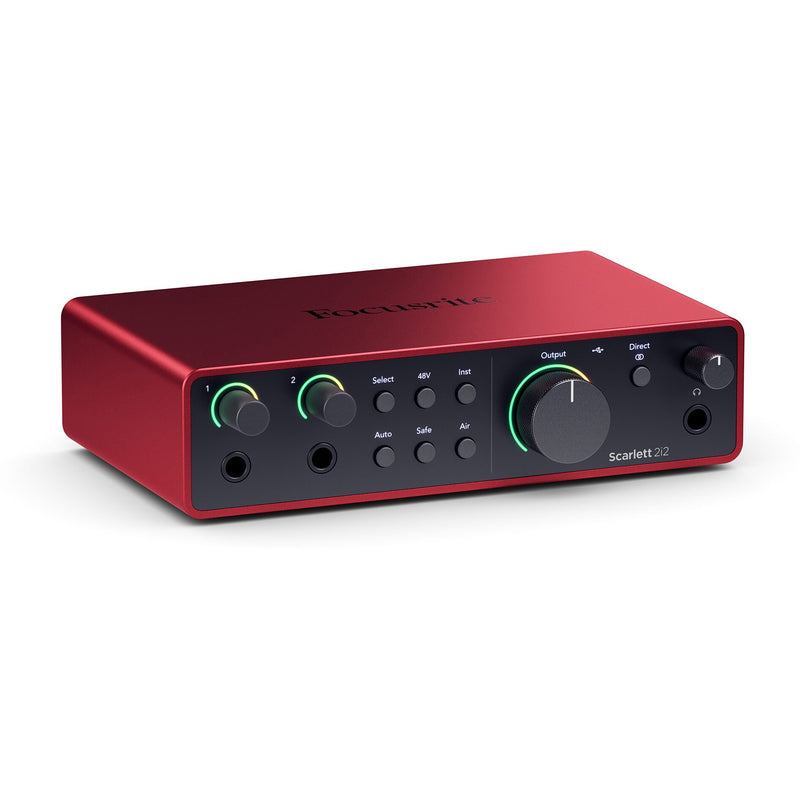 Focusrite Scarlett 2i2 4th Gen 2-in/2-out USB Audio Interface