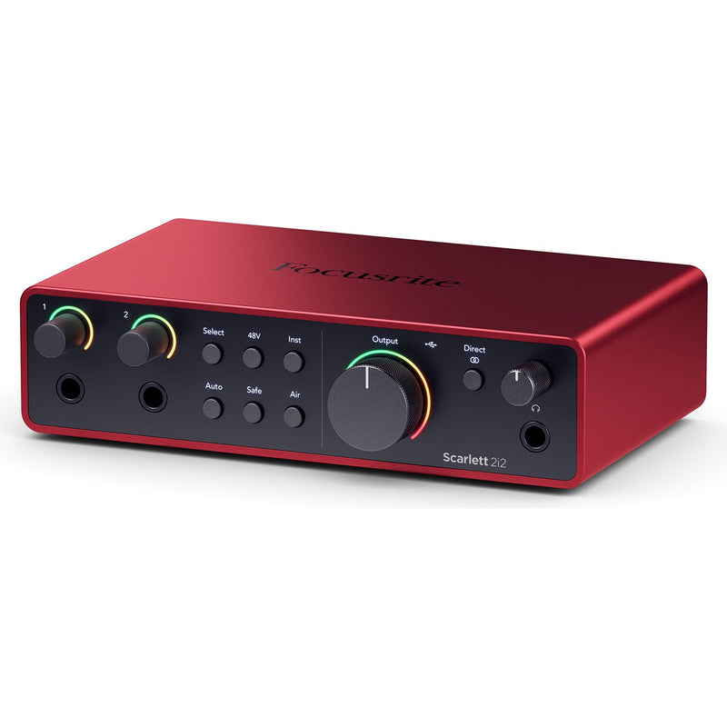 Focusrite Scarlett 2i2 4th Gen 2-in/2-out USB Audio Interface