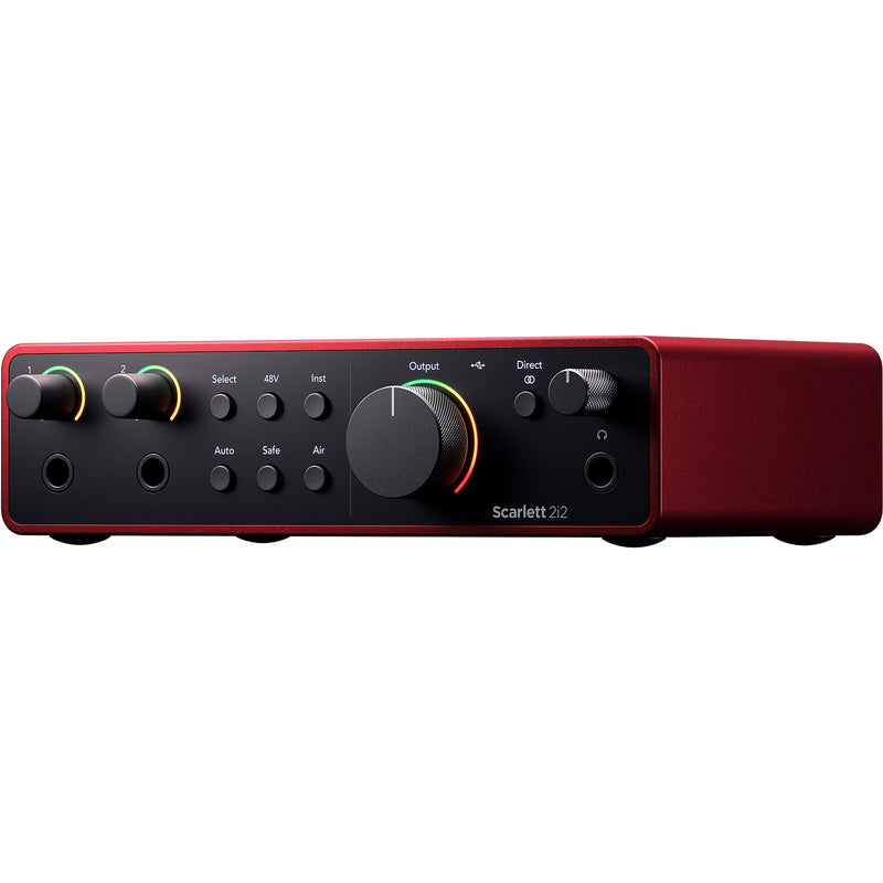 Focusrite Scarlett 2i2 4th Gen 2-in/2-out USB Audio Interface