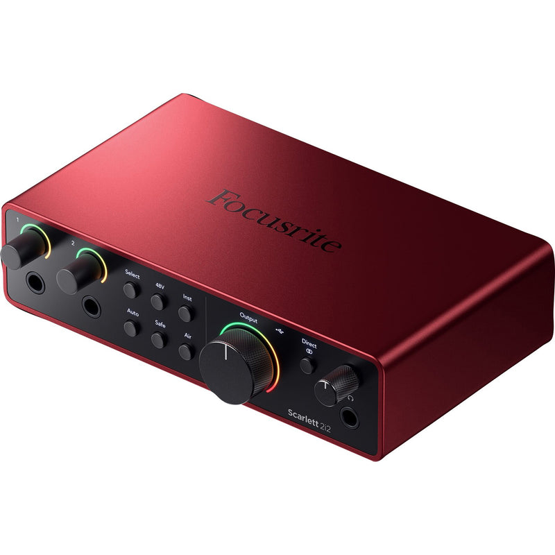 Focusrite Scarlett 2i2 4th Gen 2-in/2-out USB Audio Interface