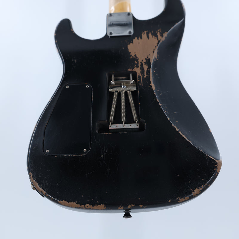 Friedman USA Custom Shop Cali - Aged Black/Charcoal American Flag Nitro Finish - Signed by Dave Friedman