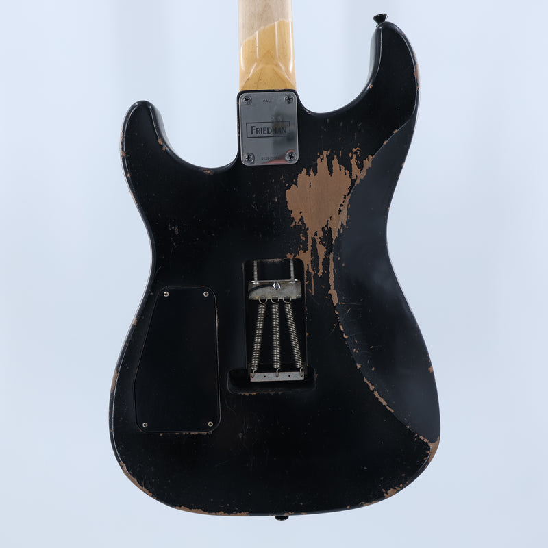 Friedman USA Custom Shop Cali - Aged Black/Charcoal American Flag Nitro Finish - Signed by Dave Friedman